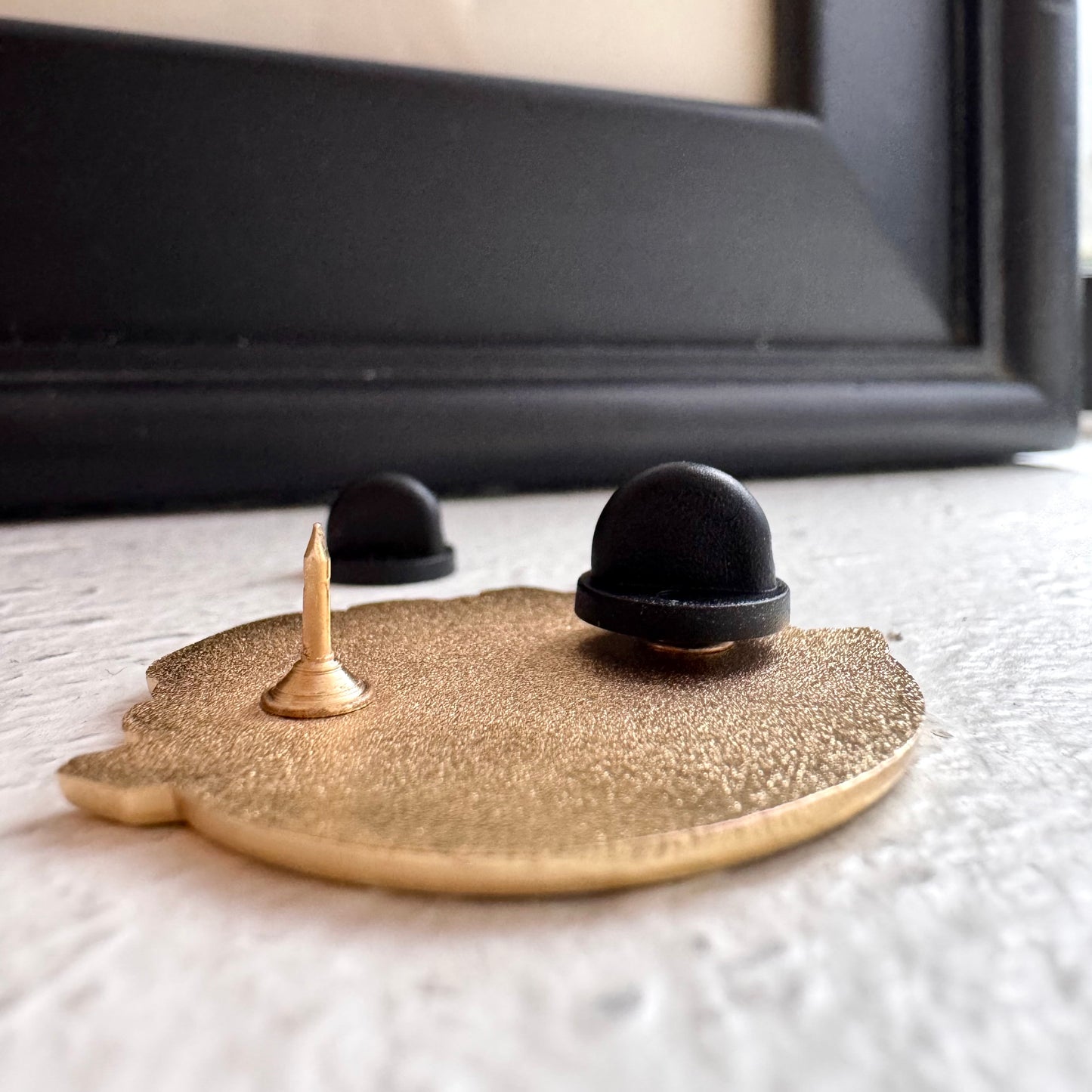 Cosmic Drifter Gold Enamel Pin
